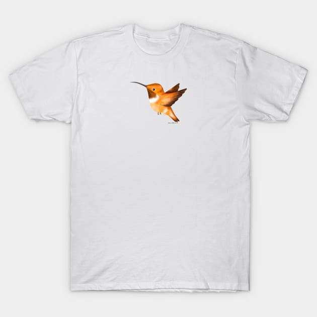 Rufous Hummingbird T-Shirt by julianamotzko